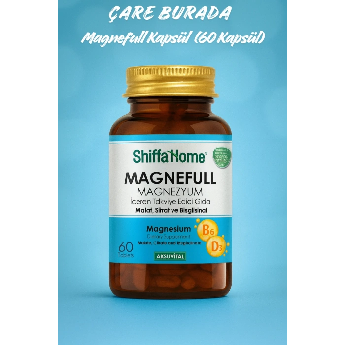 Magnefull Magnezyum Kapsül (60 Kapsül) (2 Adet)