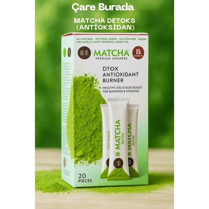 Matcha Detox - Antioksidan & Burner (20 Paket)