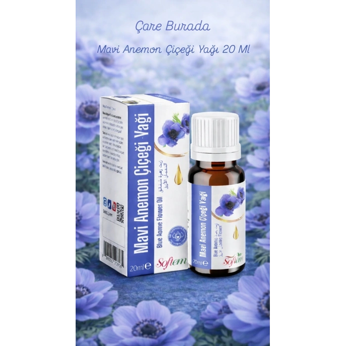 Mavi Anemon Çiçeği Yağı (20 Ml)