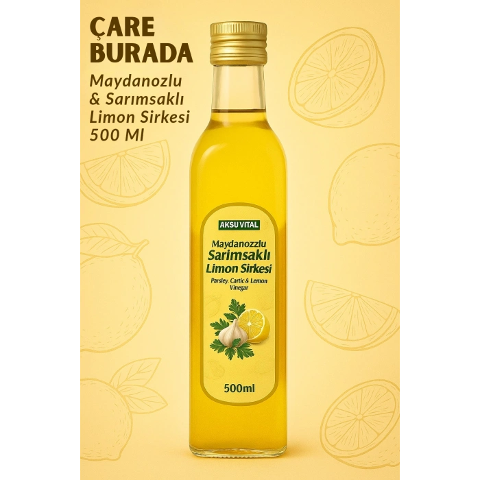 Maydanozlu & Sarımsaklı & Limon Sirkesi 500 ml