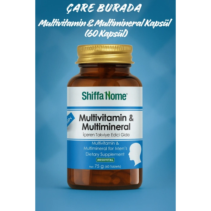 Multivitamin & Multimineral Kapsül (60 Kapsül) (Erkek)