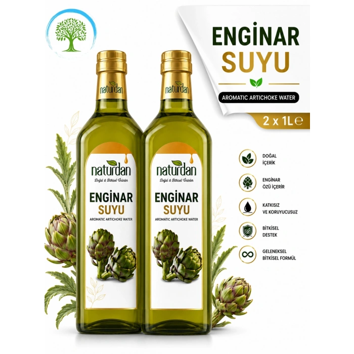 Naturdan Kekik Suyu 1Litre x 2 Adet - Kekik Özlü Aromatik Su 1000 ml