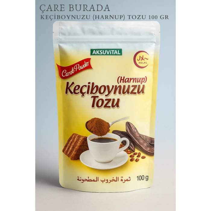 Öğütülmüş Keçiboynuzu (Harnup) Tozu 100 Gr