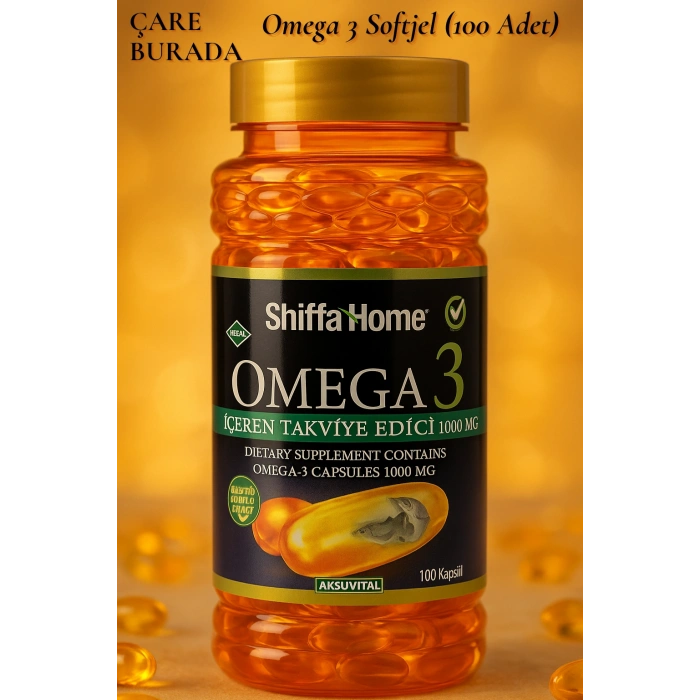 Omega 3 Softjel 1000 mg (100 Adet)