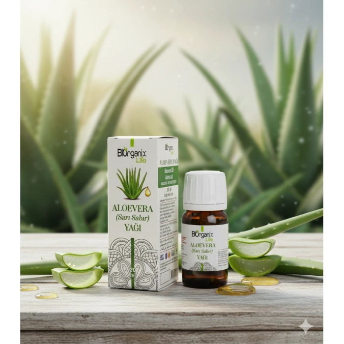 Organikdem Aloevera Yağı (Sarı Sabır) 20ml
