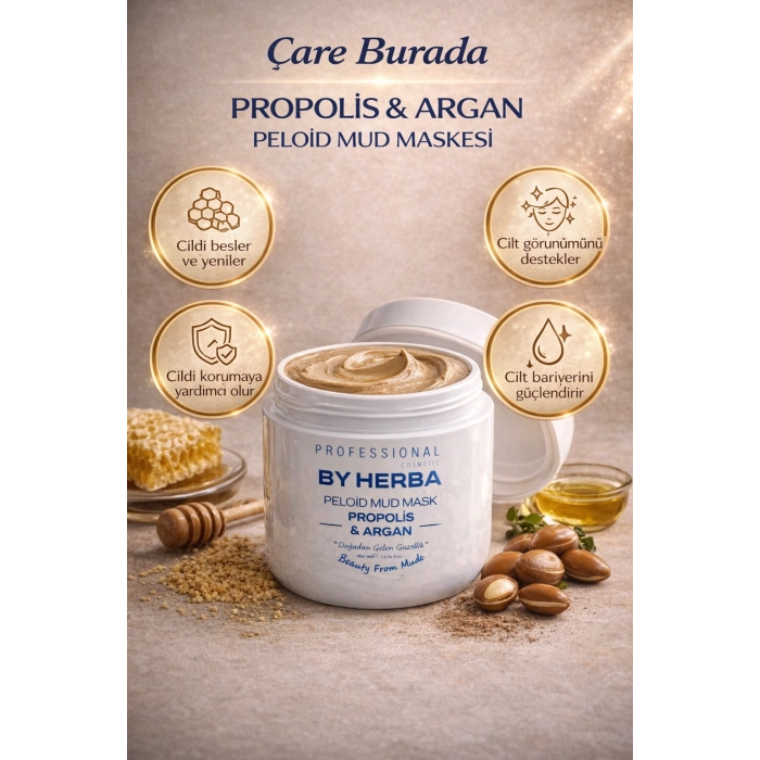 Propolis & Argan Özlü Kil Maskesi 400 Ml
