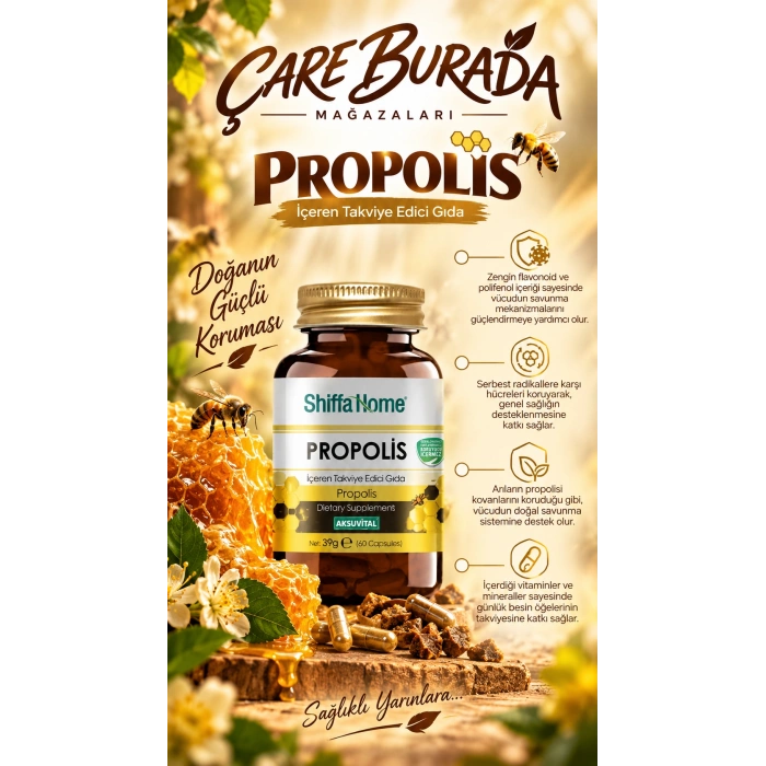 Propolis Kapsül (60 Kapsül)