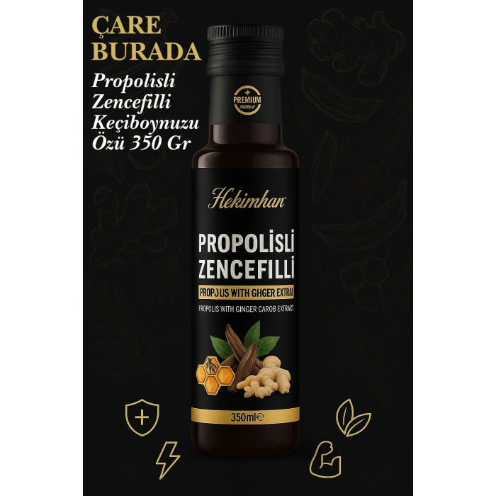 Propolisli Zencefilli Keçiboynuzu Özü 350 Gr