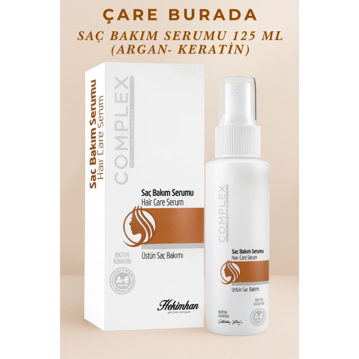 Saç Bakım Serumu 125 Ml (Keratin & Argan)