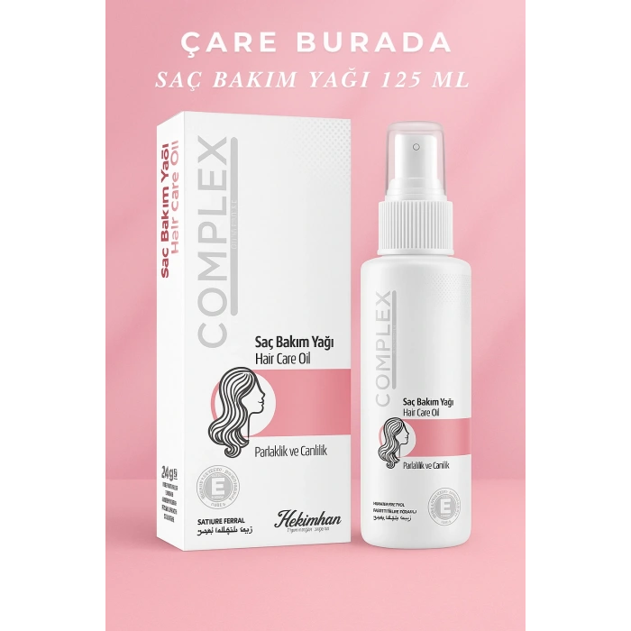 Saç Bakım Yağı 125 Ml (Parlaklık ve Canlılık)