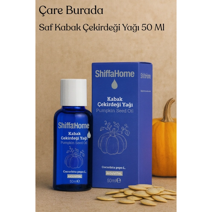 Saf Bal Kabağı Çekirdeği Yağı 50 Ml (Haricen & Dahilen Kullanıma Uygun)