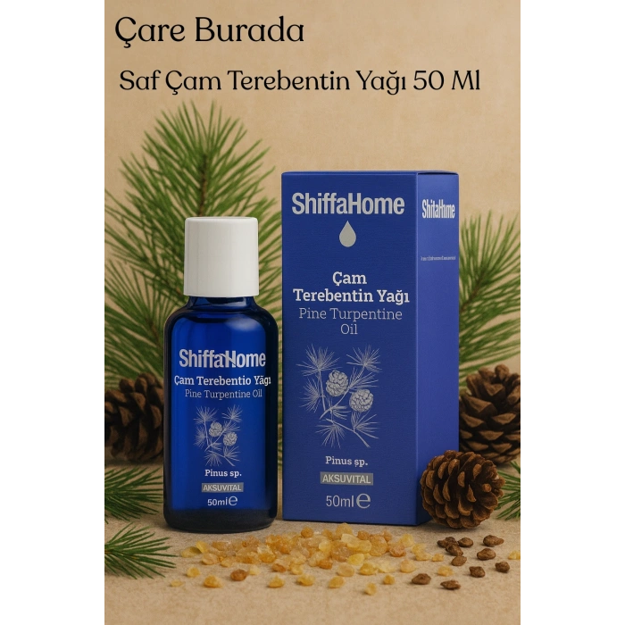 Saf Çam Terebentin Yağı 50 Ml (Haricen & Dahilen Kullanıma Uygun)