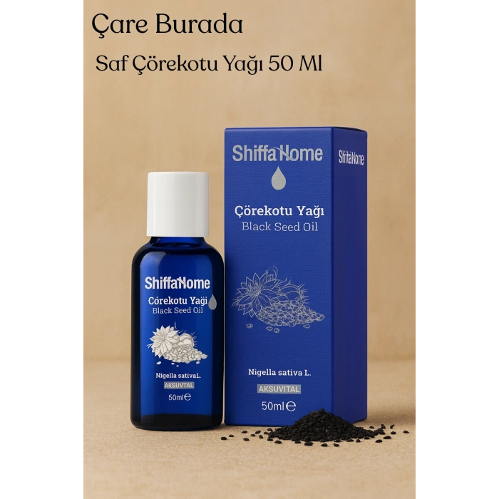 Saf Çörekotu Yağı 50 Ml (Haricen & Dahilen Kullanıma Uygun)