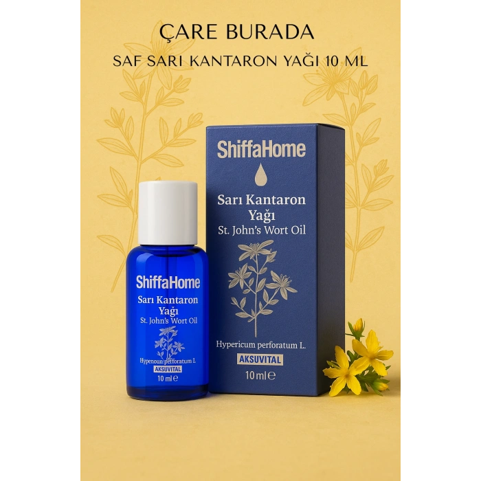 Saf Sarı Kantaron Yağı 10 Ml (Haricen & Dahilen Kullanıma Uygun)