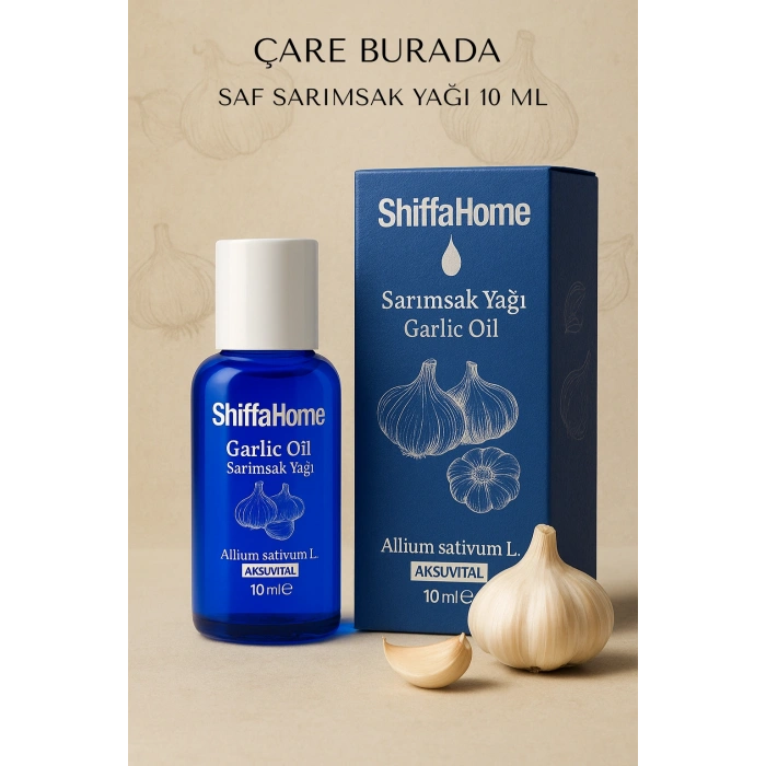 Saf Sarımsak Yağı 10 Ml (Haricen & Dahilen Kullanıma Uygun)