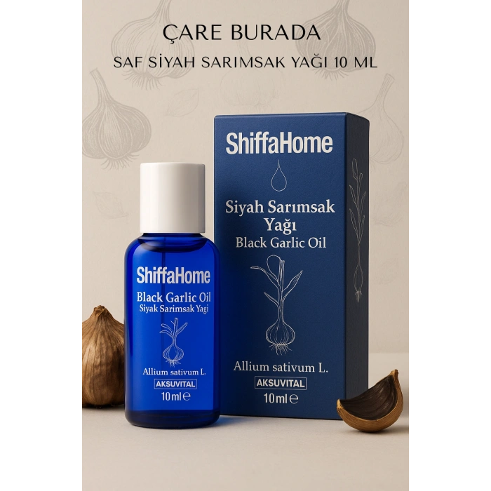 Saf Siyah Sarımsak Yağı 10 Ml (Haricen & Dahilen Kullanıma Uygun)