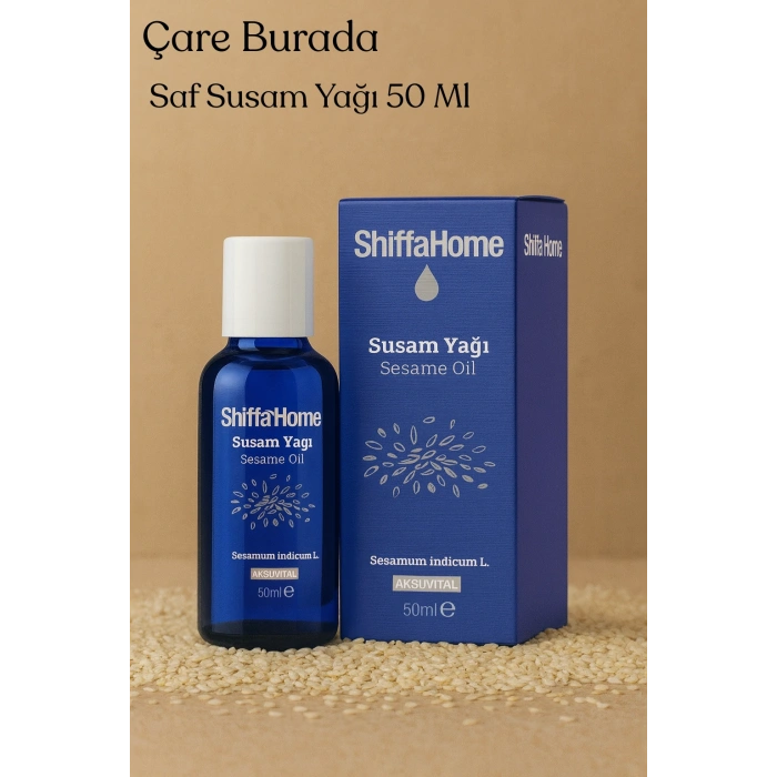 Saf Susam Yağı 50 Ml (Haricen & Dahilen Kullanıma Uygun)