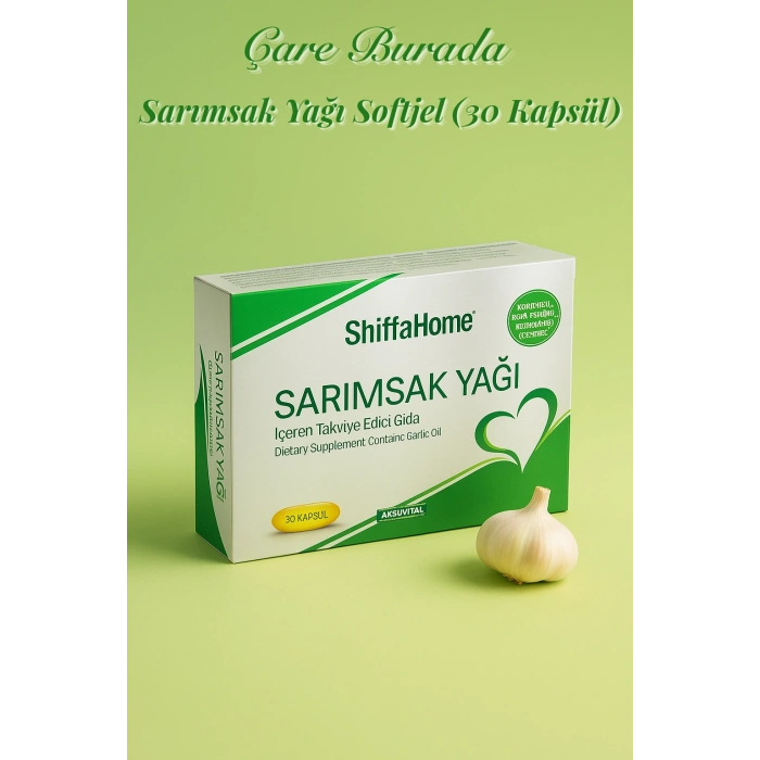 Sarımsak Yağı Softjel (30 Kapsül)