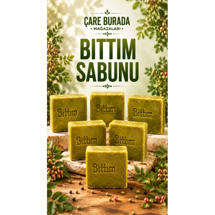El Yapımı & Doğal Siirt Bıttım Sabunu (6 ADET)