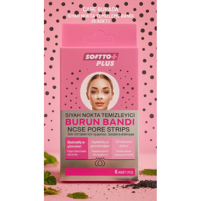 Siyah Nokta Temizleyici Burun Bandı (×6 Adet)