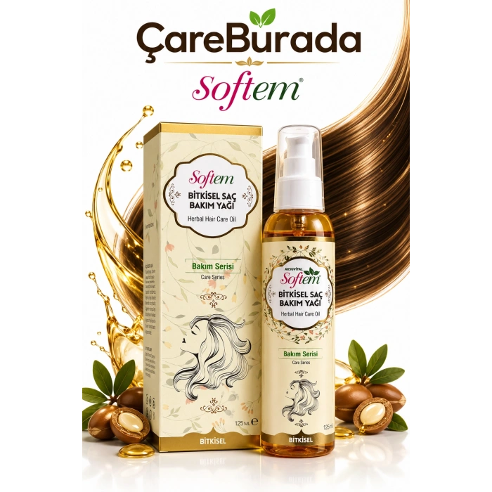 Softem Bitkisel Saç Bakım Yağı 125 ml