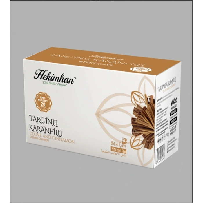 Tarçın & Karanfil Çayı 20li Süzen Poşet (6 Adet)