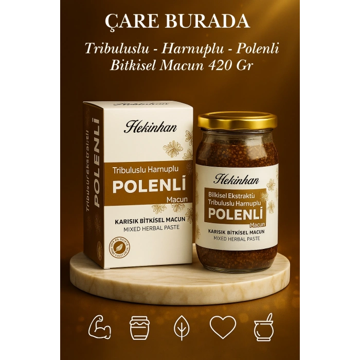 Tribuluslu & Harnuplu & Polenli Macun 420 Gr