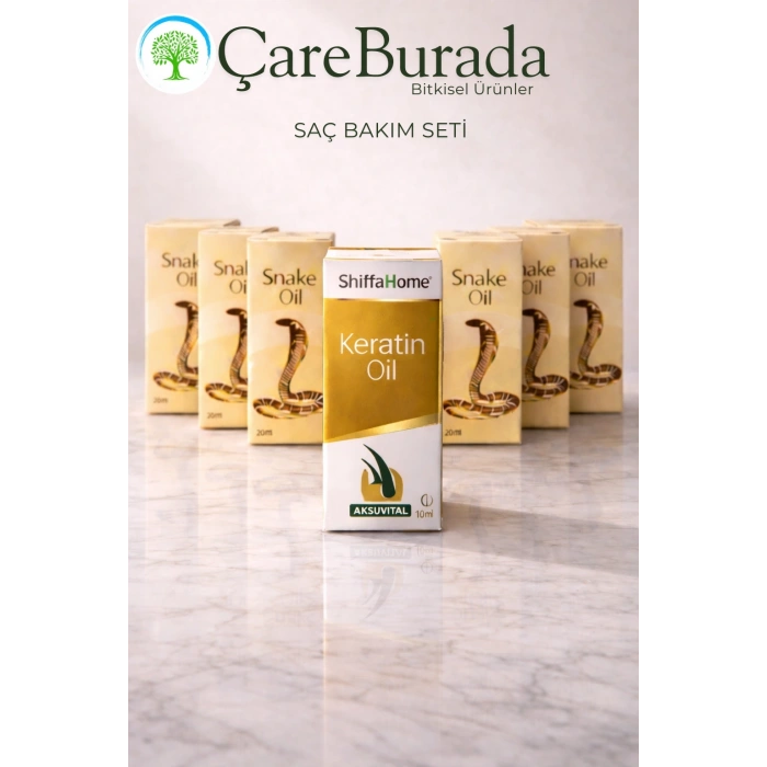 Yılan Yağı 20 Ml x 5 Adet + Keratin Yağı 10 Ml.