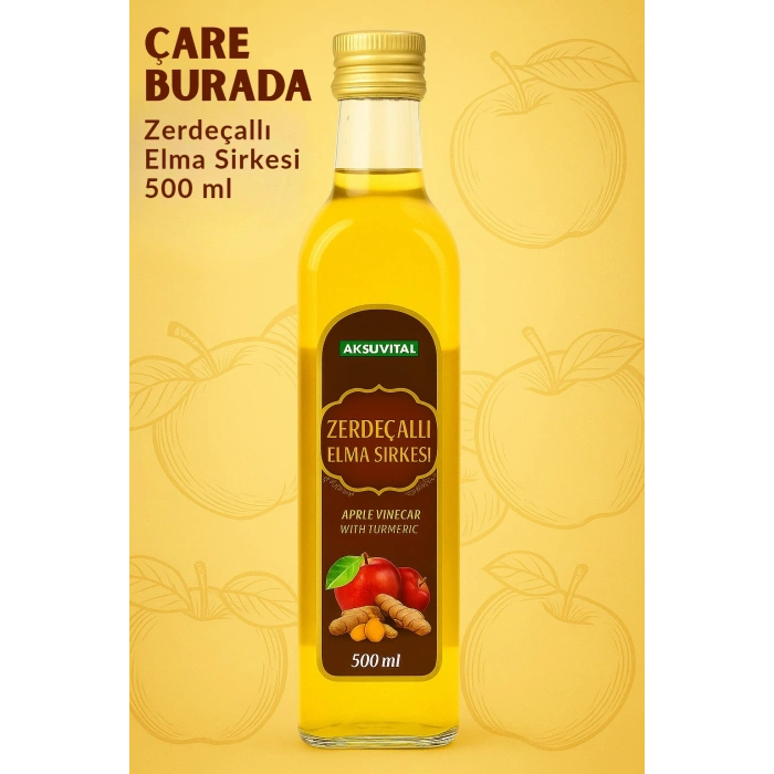 Zerdeçal Ekstraktlı Elma Sirkesi 500 ml