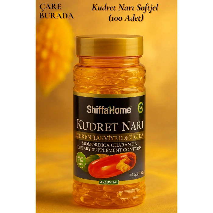 Zeytinyağlı Kudret Narı Softjel 1000 mg (100 Adet)