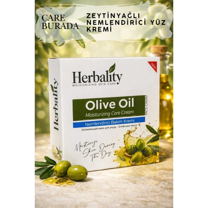 Zeytinyağlı Nemlendirici Yüz Bakım Kremi 150 Ml