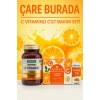 C Vitaminli Cilt Bakım Seti ( C Vitamini Kapsül & Portakal Yağı & C Vitamini Sabun)