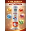 Multivitamin Efervesan 20 Tablet (Koenzim Q10, Demir, Çinko, Biotin, Folik Asit, Vitamin E & C & B & D3)
