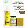 Moonlife Kükürtlü Vücut Losyonu 200 ml & ÇareBurada U.Y.Z & K.Ş.N.T Kremi 100 ml & Kükürt Sabunu 3lü Kükürt Seti