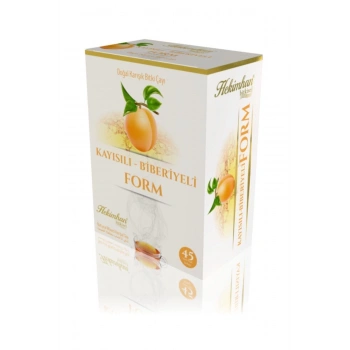 Hekimhan Kayısılı Biberiyeli Karışık Çay 45 Li Süzen Poşet