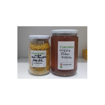 Doğal Arı Poleni 200 Gr + Doğal Çiçek Balı 850 Gr