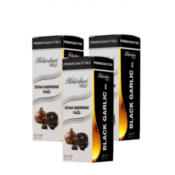 Hekimhan Siyah Sarımsak Yağı 20 Ml 3 Adet