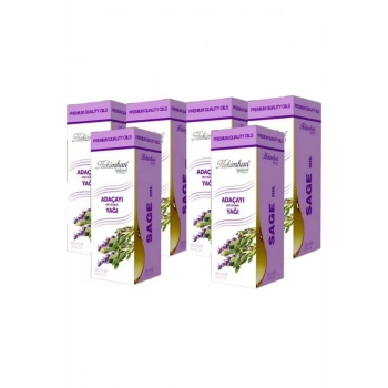 Hekimhan Adaçayı Acı Elma Yağı 20 Ml 6 Adet