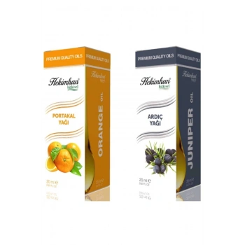 Portakal Yağı 20 ml Ve Ardıç Yağı 20 ml