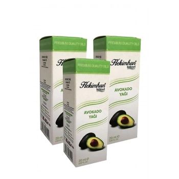Avokado Yağı 20 ml 3 Adet