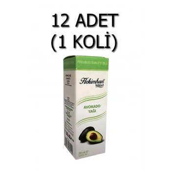 Avokado Yağı 20 Ml 12 Adet (1 Koli)