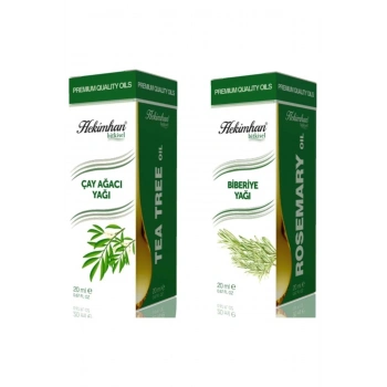 Çay Ağacı Yağı 20 ml ve Biberiye Yağı 20 ml