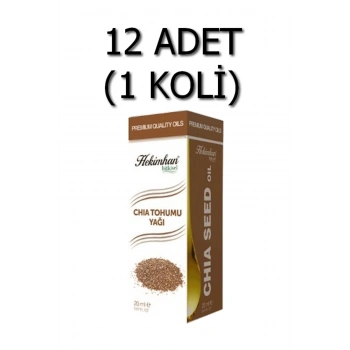 Chia Tohumu Yağı 20 Ml 12 Adet (1 Koli)