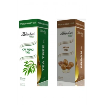 Çay Ağacı Yağı 20 ml ve Argan Yağı 20 ml