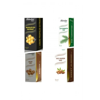 Propolis ml ,çam Terebentin 50 ml Argan 50 ml ve Tatlı Badem Yağı 50 ml