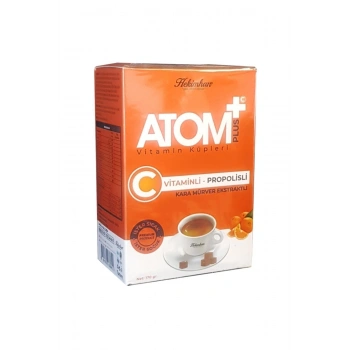 Atom Çayı Atom Plus Vitamin Küpleri C Vitamin + Propolis Atom Küpü
