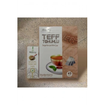 Teff Tohumlu Çay + Kimyon Tohumu Yağı