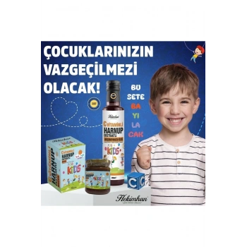 C vitaminli Harnup ekstraklı çocuk macunu ve pekmezi