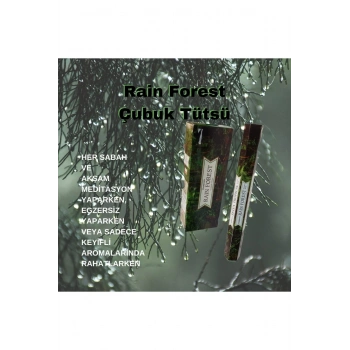 Rain Forest  ( Yağmur Ormanı ) Tütsü 120 Çubuk