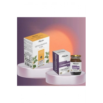 Kayısılı Form Set Kayısılı Biberiyeli Çay 40lı ve LCarnitin Macun 480 gr